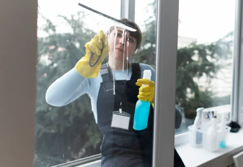 Nettoyage de vitres intérieures et extérieures à Augé